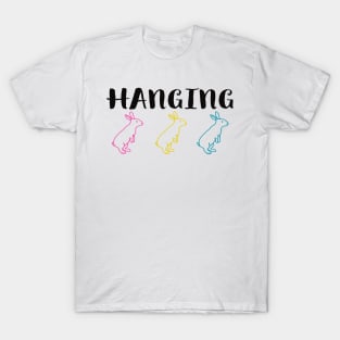 Hanging With My Peeps Cool Funny Easter Christian T-Shirt